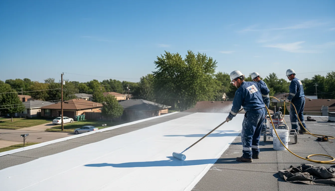 Commercial roof coating in Chevy Chase, MD near me